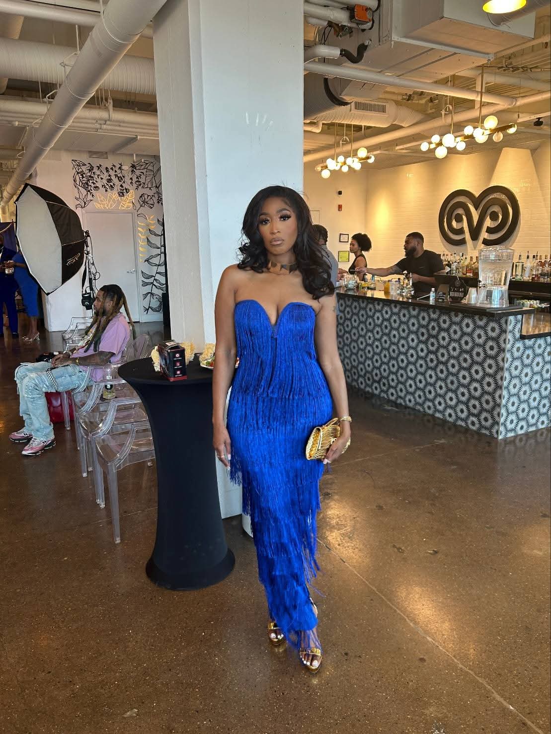 The Royal Fringe Gown