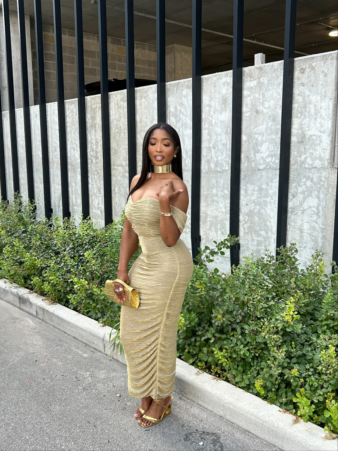 Golden Palace Dress