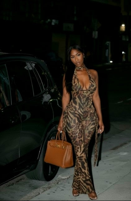Leopard Bae Jumpsuit (Pre-Order Only, Regular & Plus 10/17)