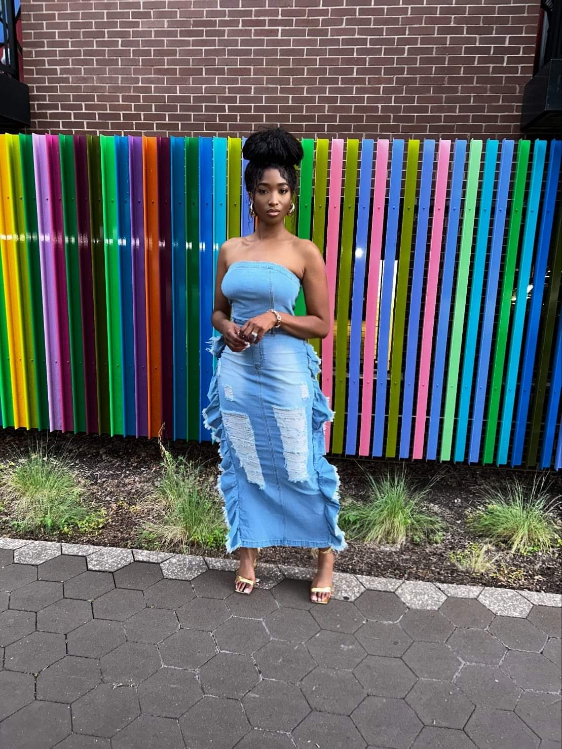 Outside Babe Denim Dress