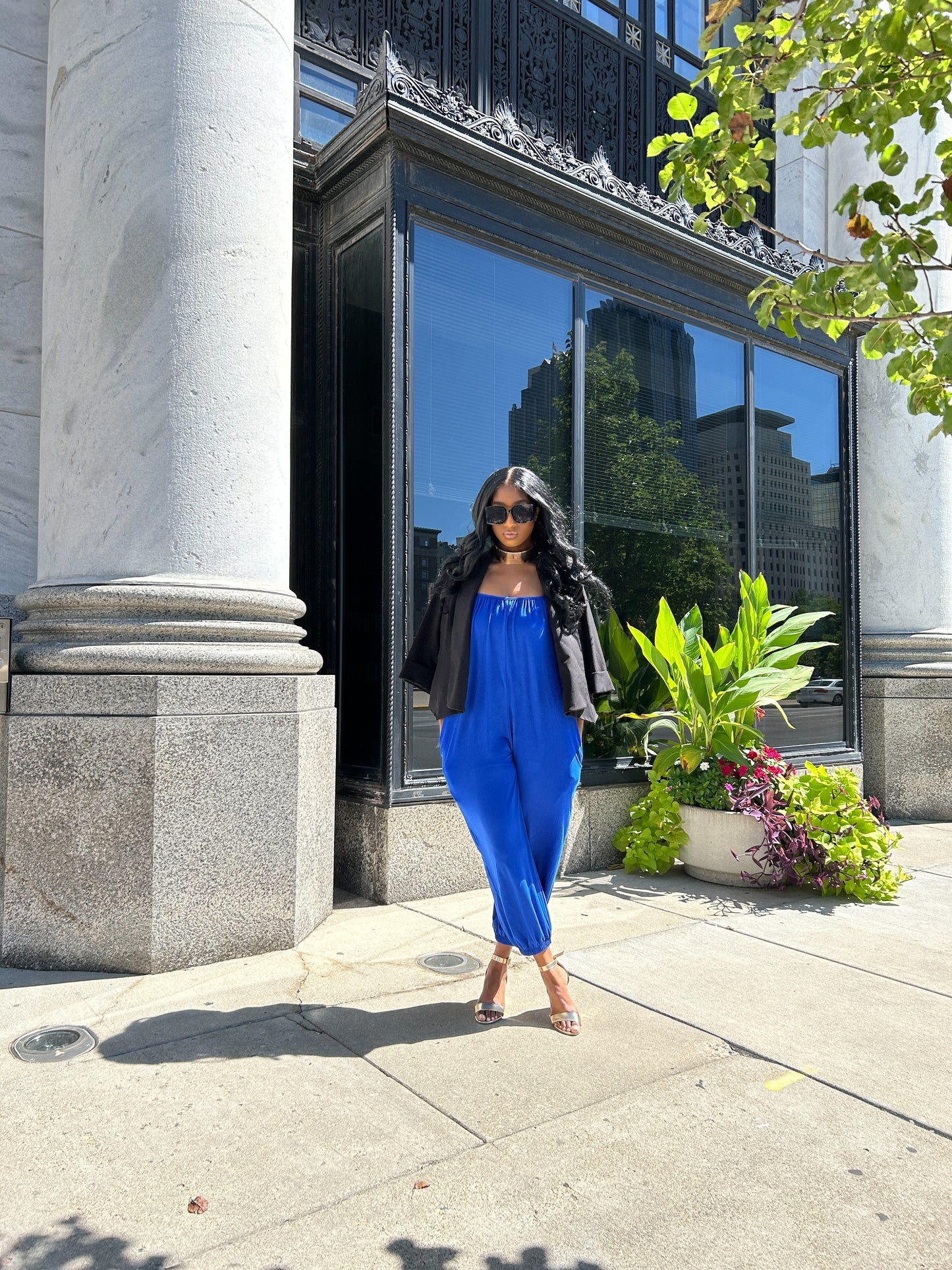 Timeless Blue Jumpsuit