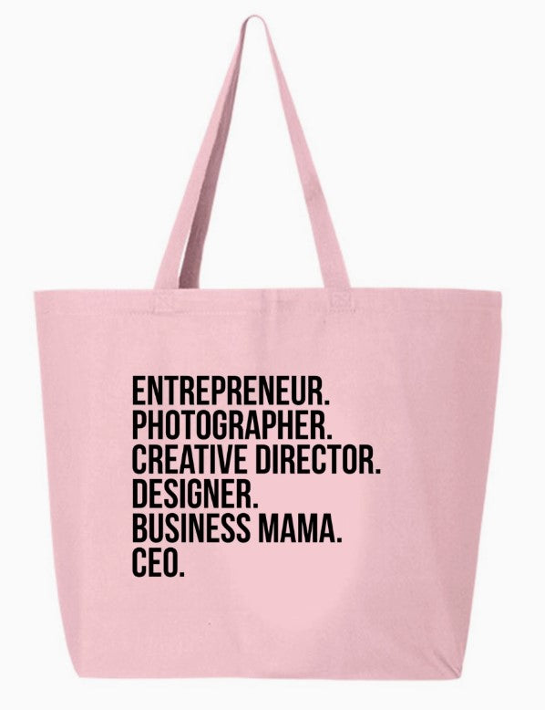 Entrepreneur Tote Bag (Pink)
