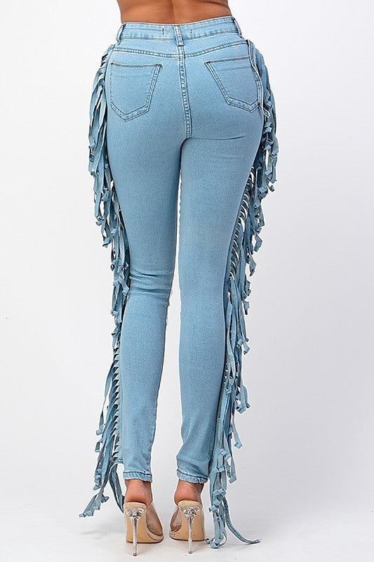 Fly Me Out Denim Jeans (Light Denim)