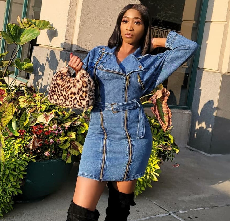 Boss Her Up Denim Dress