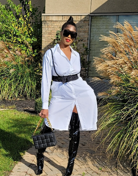 Cutely Covered White Dress