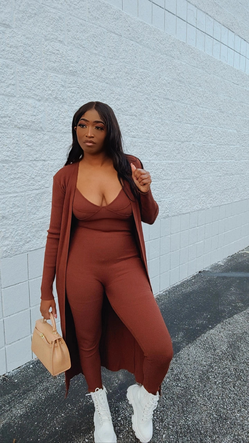 Everyday Knit Jumpsuit Set