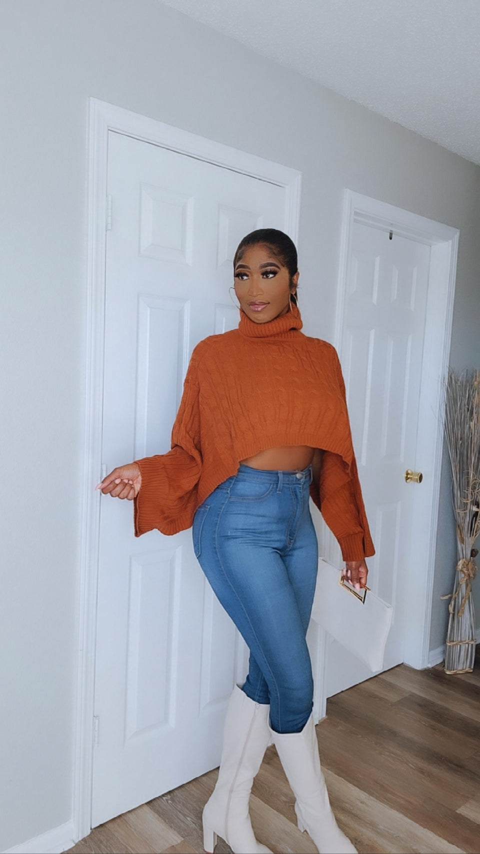 Cute AF Pullover Crop Sweater
