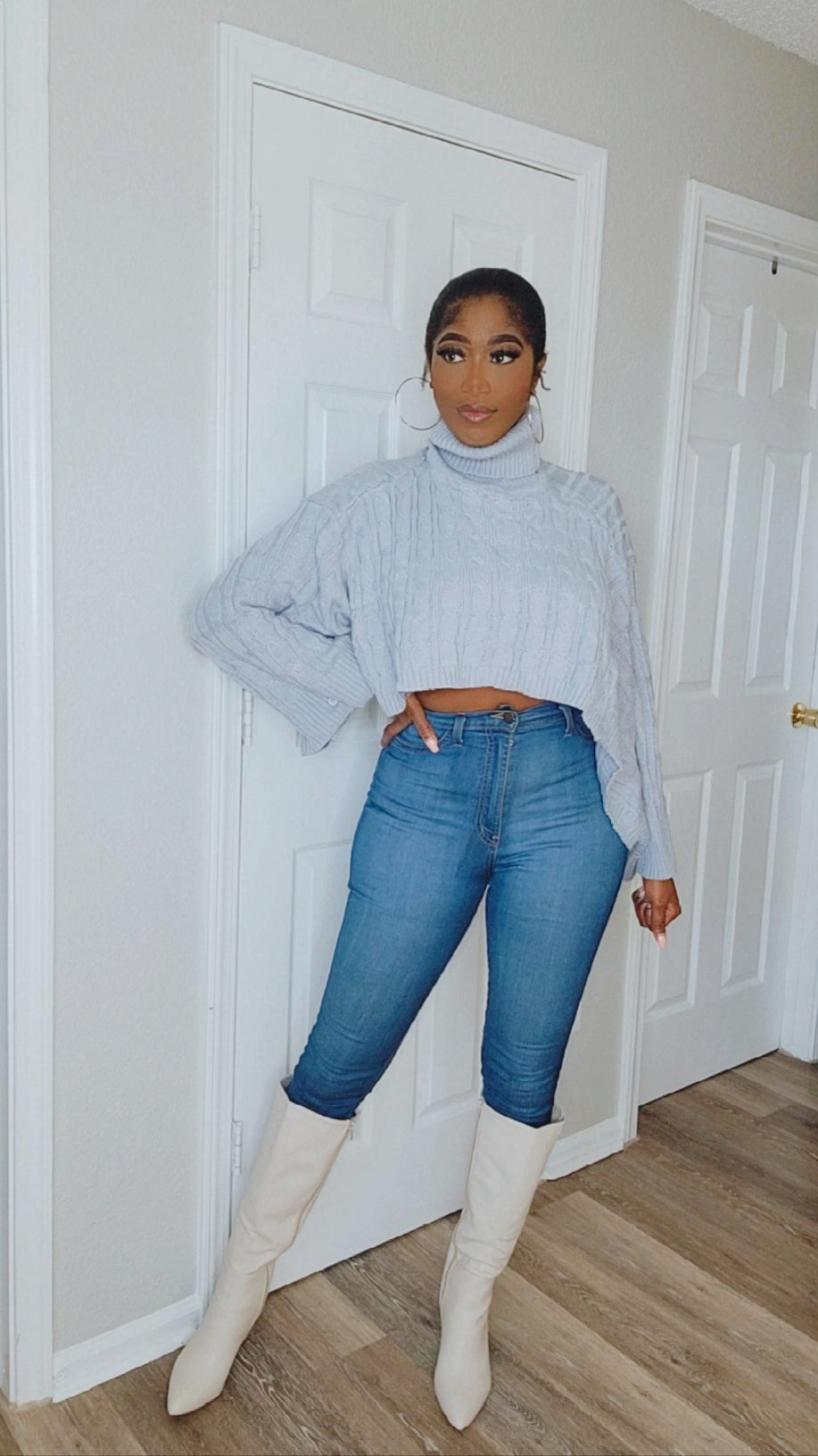 Cute AF Pullover Crop Sweater
