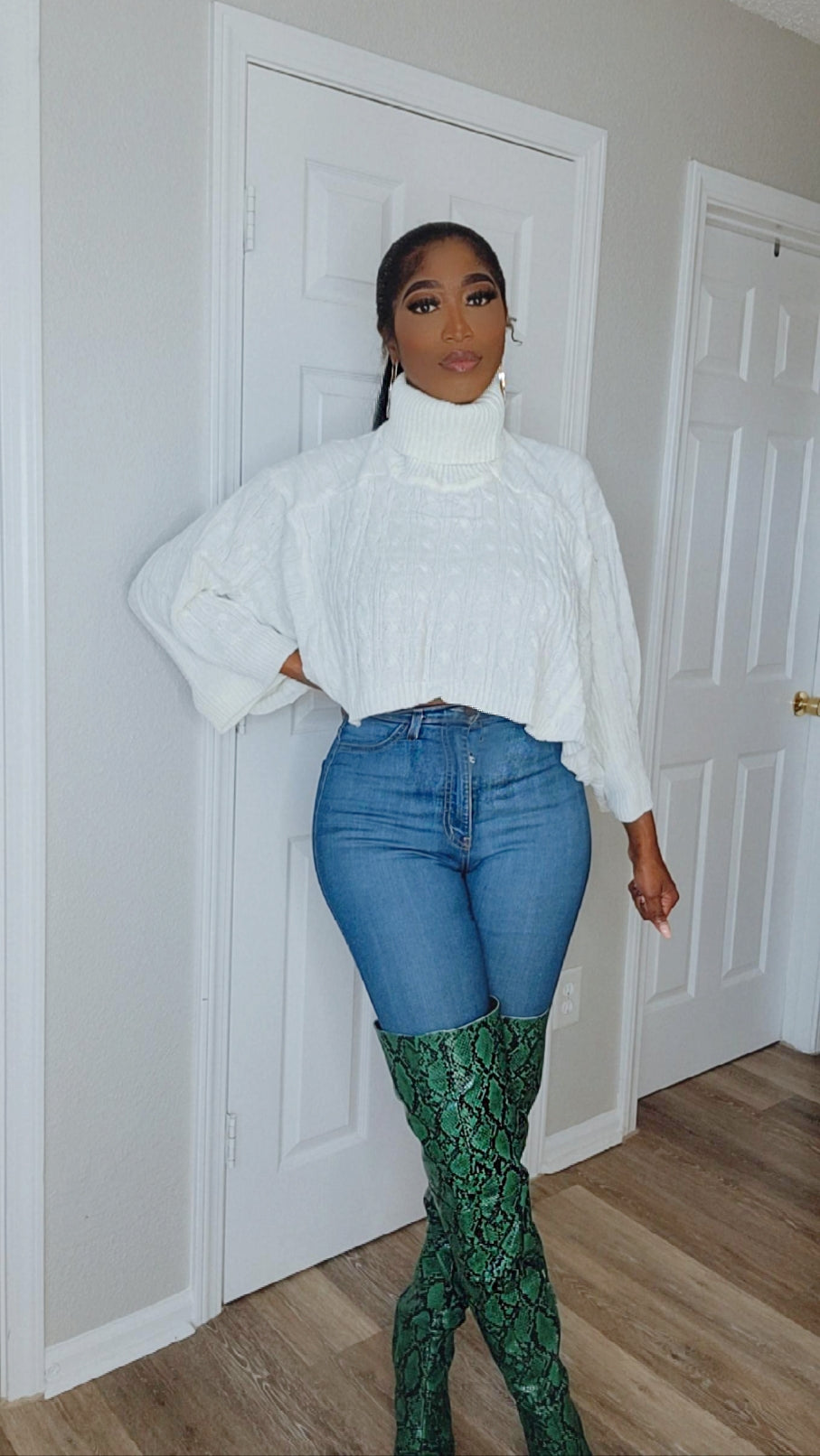 Cute AF Pullover Crop Sweater