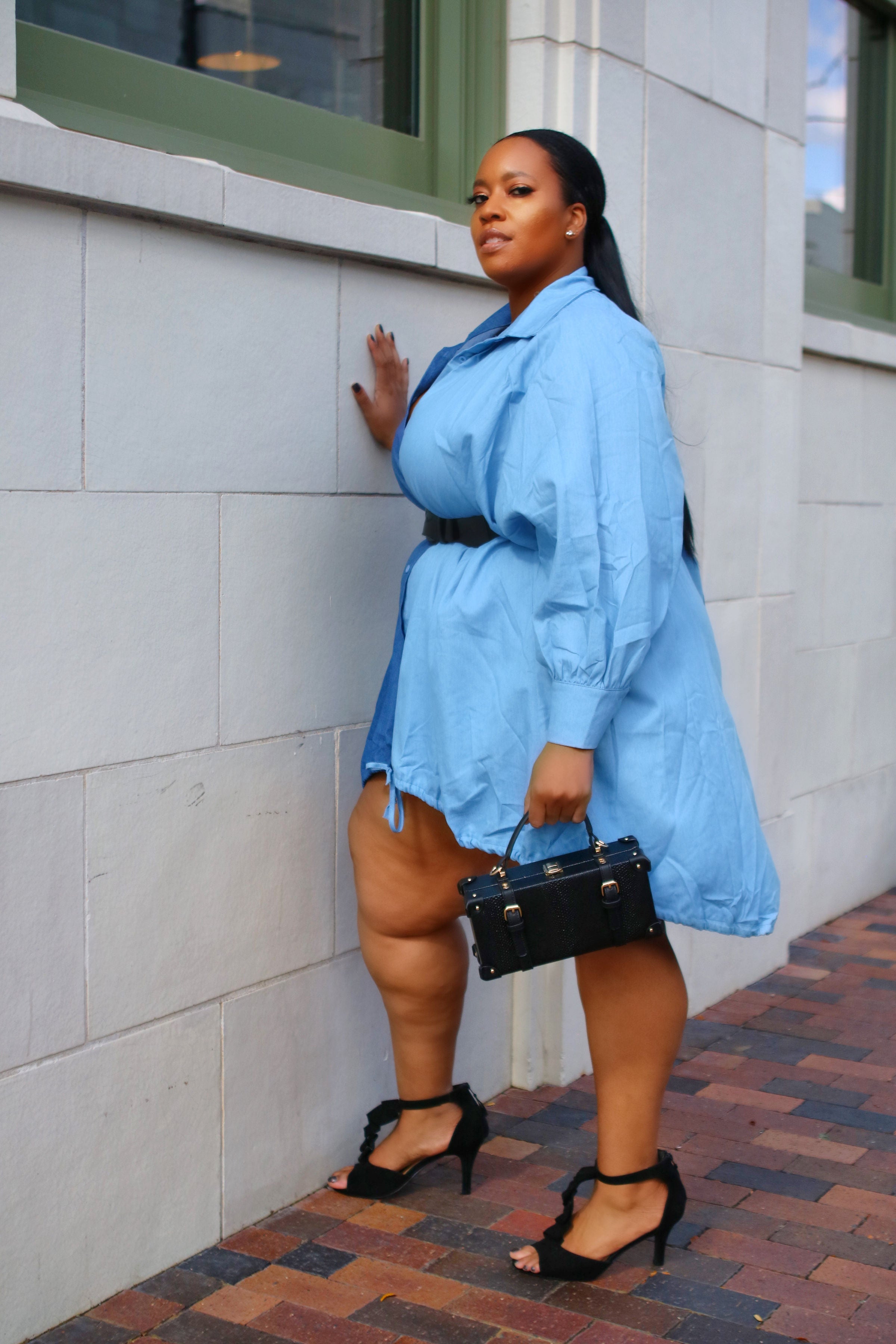 Switch it Up Oversized Denim Dress (Plus) The Sassy Boo Boutique Switch it Up Oversized Denim Dress (Plus) The Sassy Boo Boutique