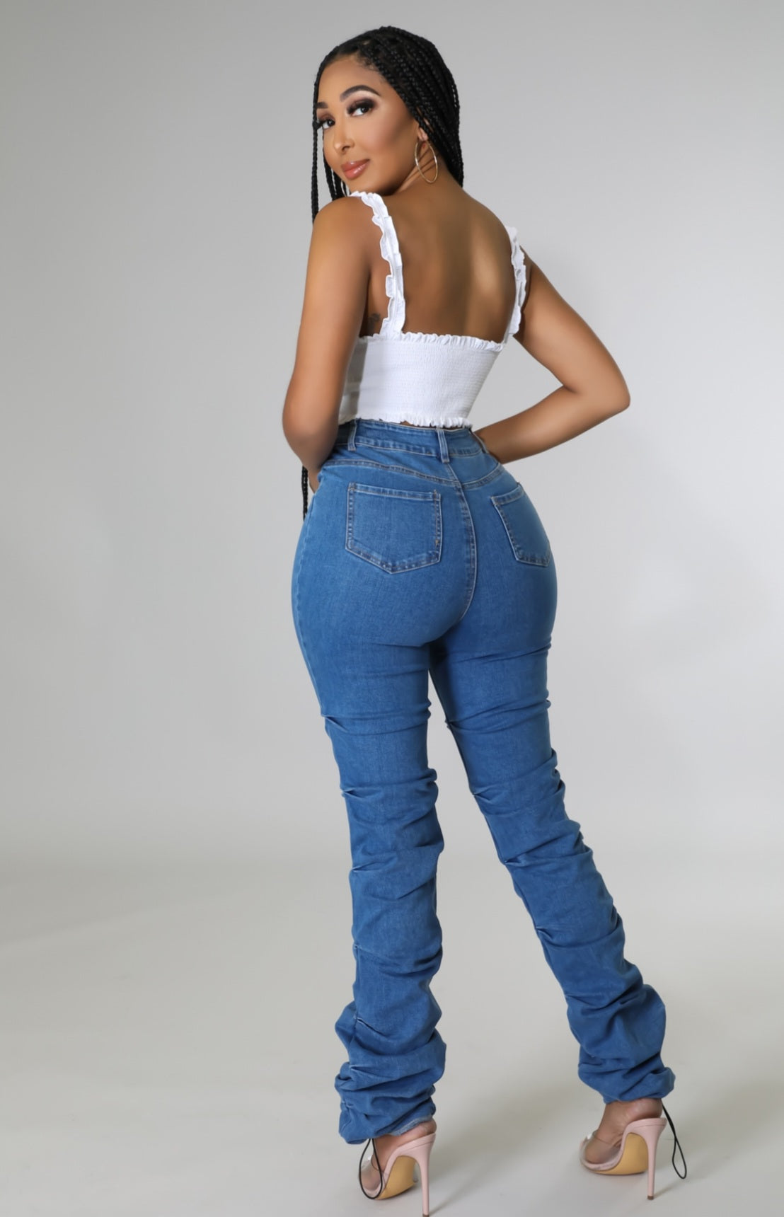 Kayla Denim Jeans (Medium Dark)