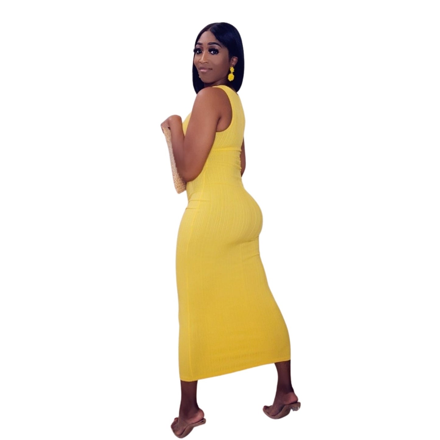 Basic Payback Dress (Yellow)