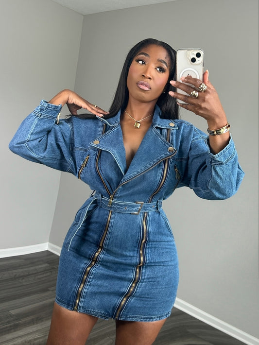 Boss Her Up Denim Dress