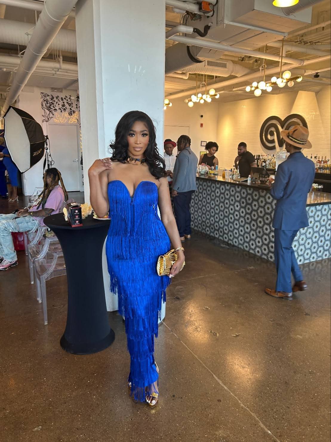 The Royal Fringe Gown