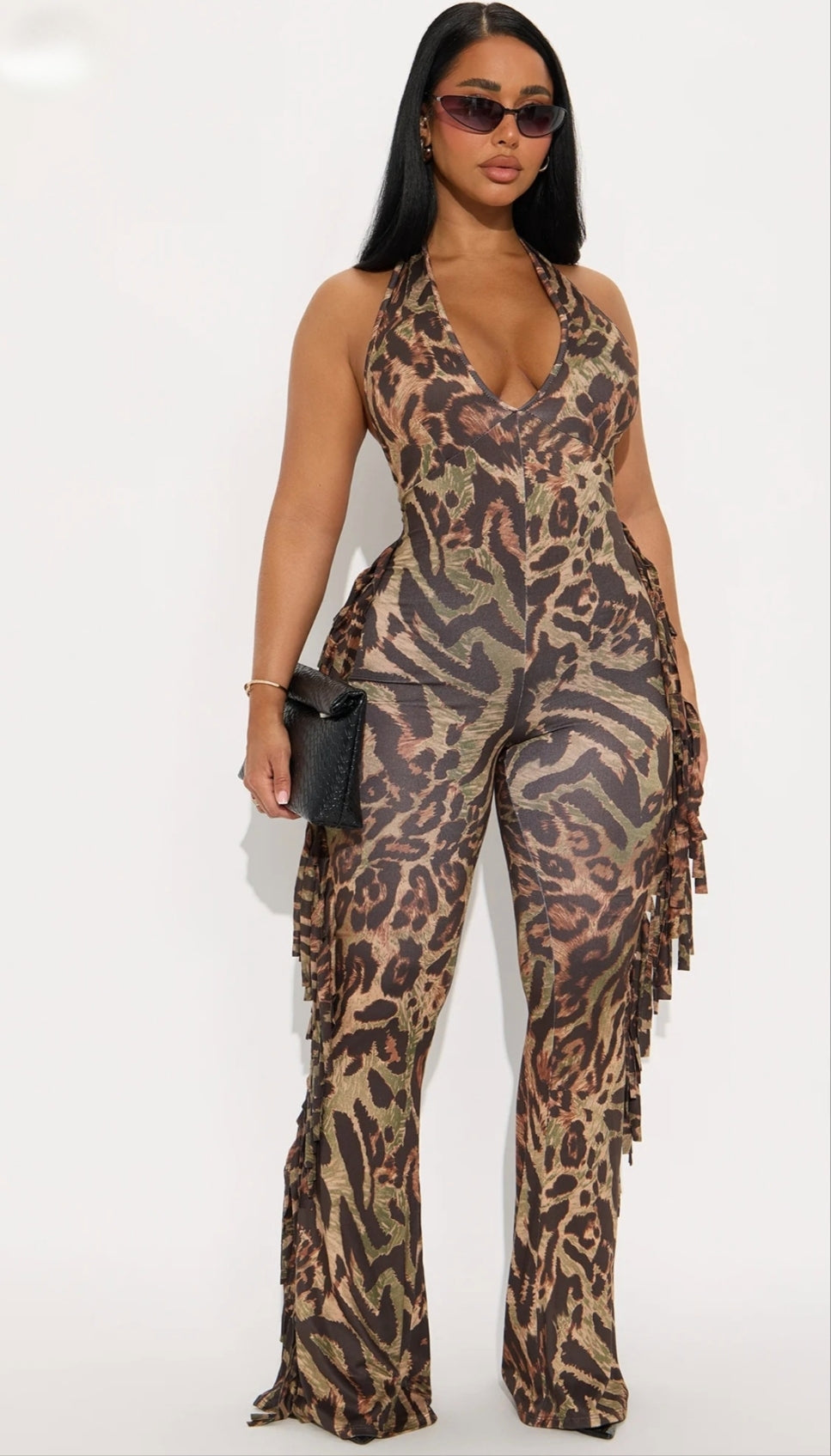 Leopard Bae Jumpsuit (Regular & Plus)
