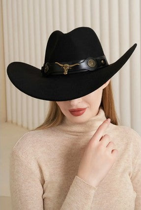The Cowgirl Bully Hat (Black)