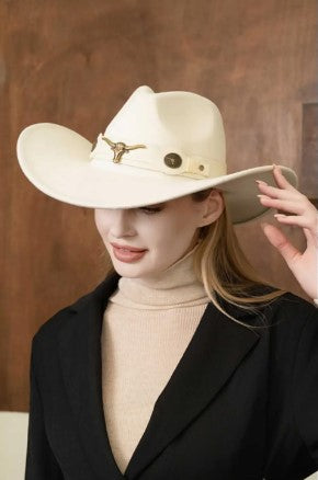 The Cowgirl Bully Hat (Ivory White)