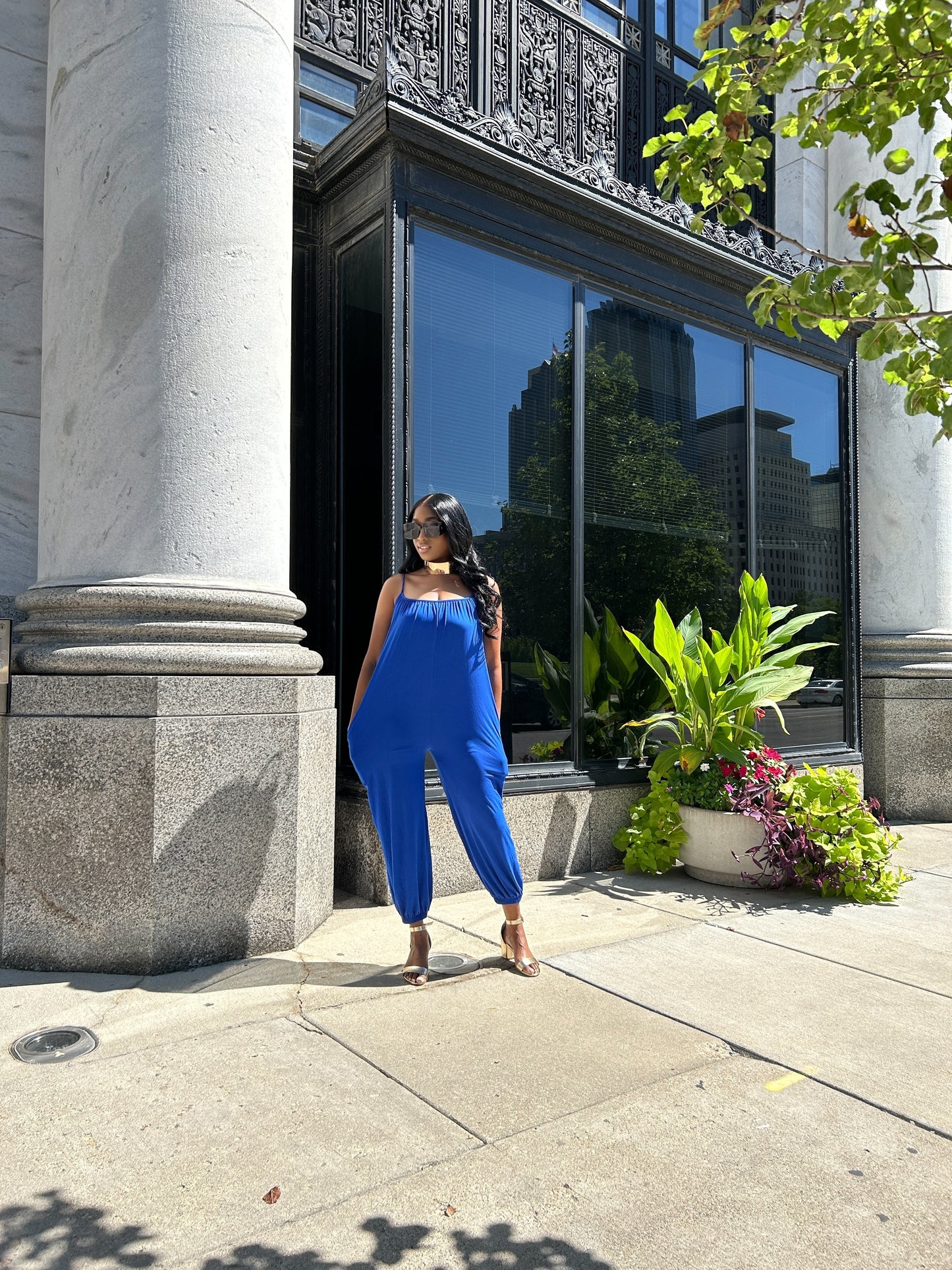 Timeless Blue Jumpsuit