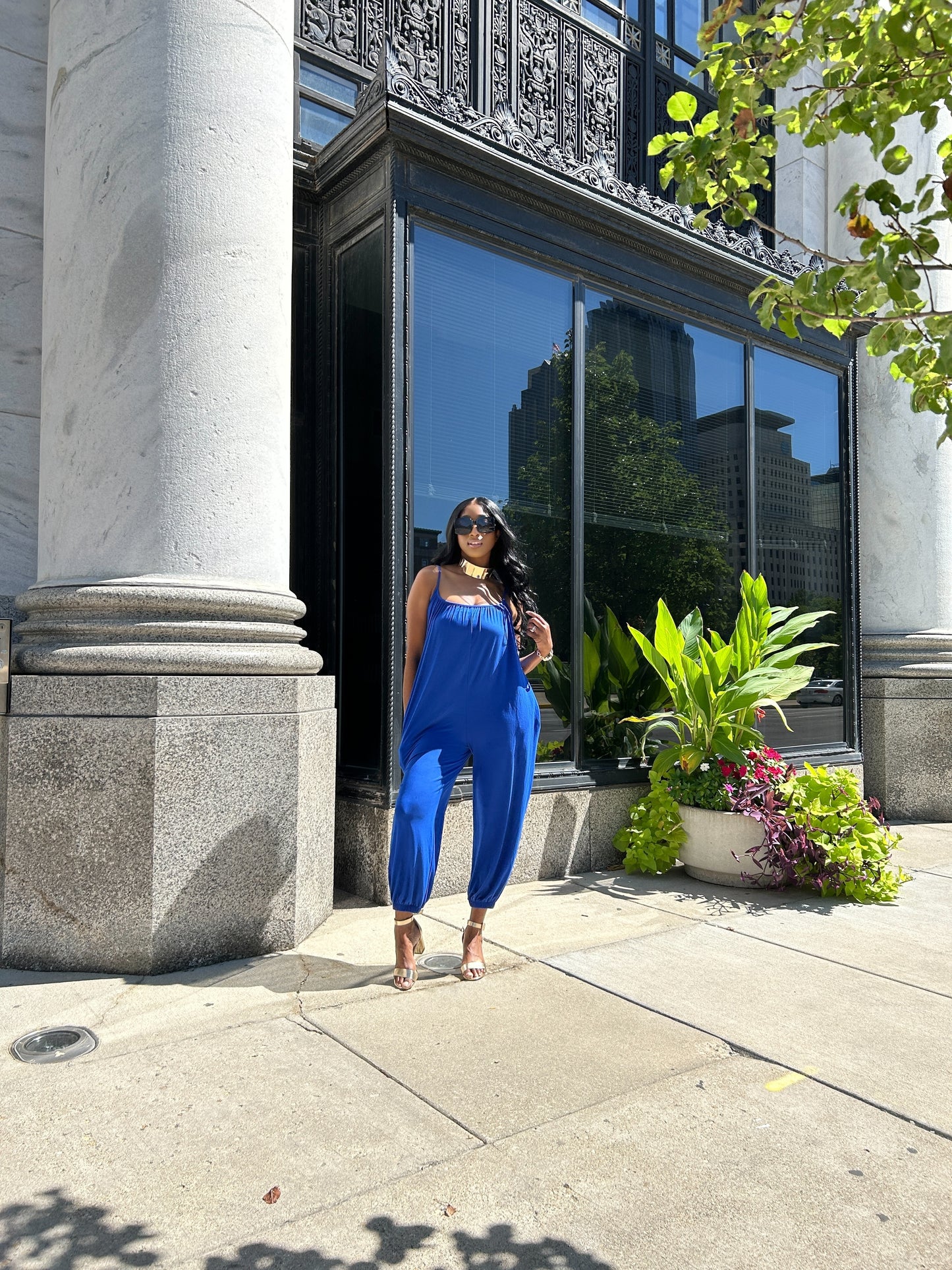 Timeless Blue Jumpsuit