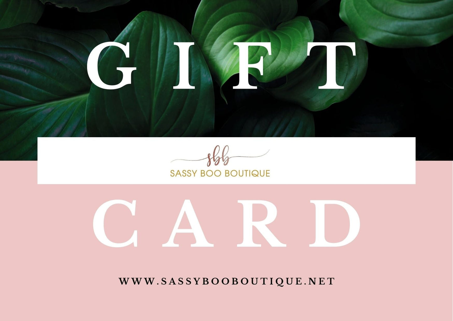 Sassy Boo Boutique Digital Gift Card